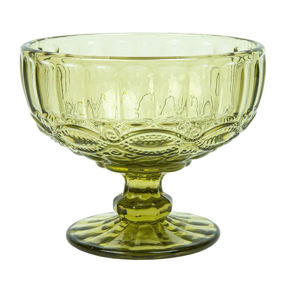Garcia de Pou 6 Unidades - Copas Para Postres 'Vintage' 380 Ml Ø12X10.5 Cm Verde Cristal