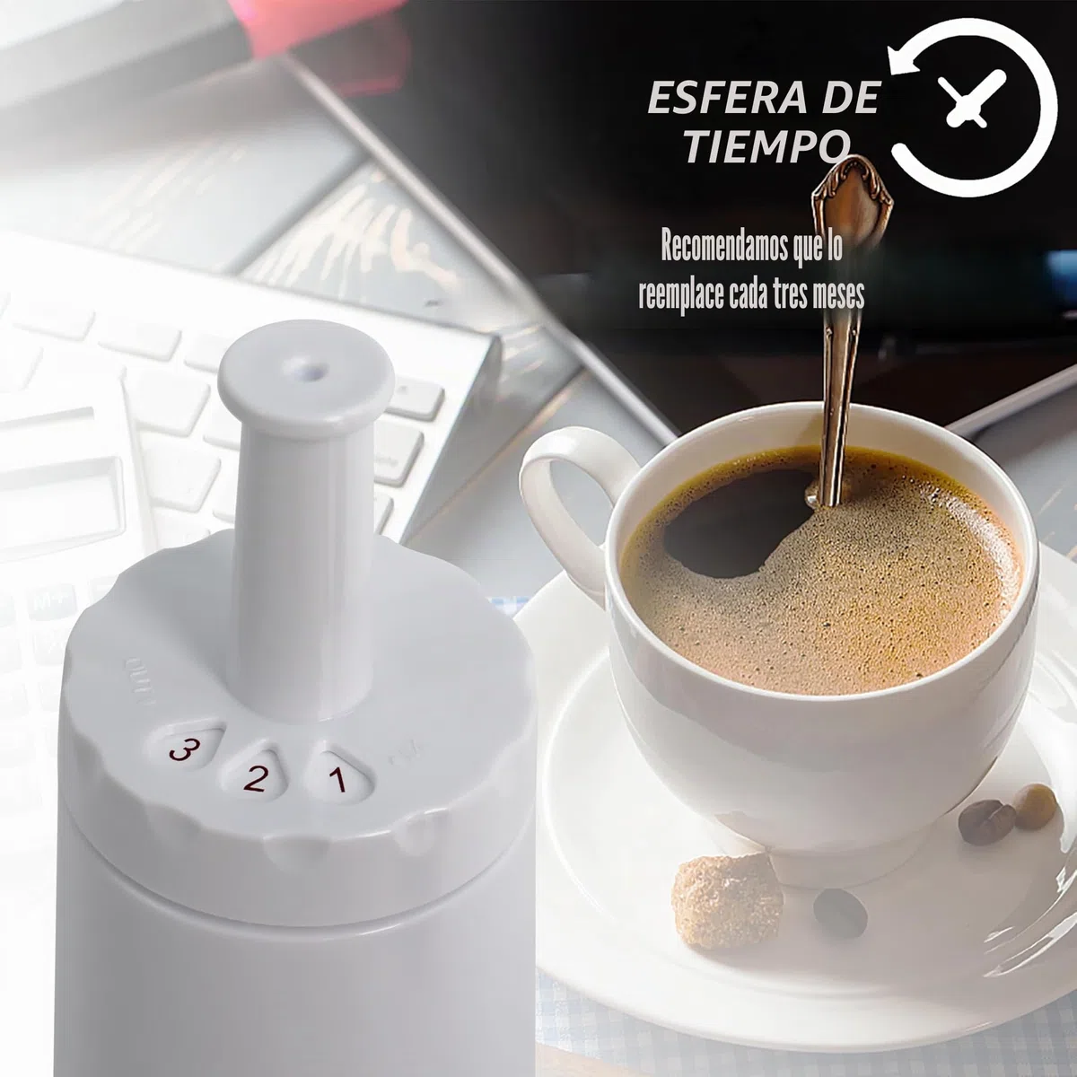 BES008 Sage Barista Express Filtro de agua 4 unidades, compatible con filtro de agua Sage Reemplazo para SES008 SES810 SES875 SES880 SES920 SES980 SES990