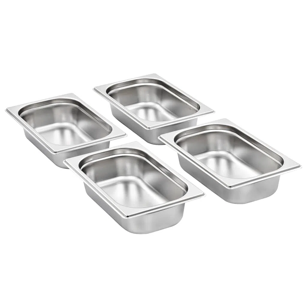 Bandejas Gastronorm 8 unidades GN 1/4 65 mm acero inoxidable,Casa y jardín,Cocina y comedor,Accesorios para aparatos de cocina,Accesorios para mesas de vapor,Cubetas para mesas de vapor-50901