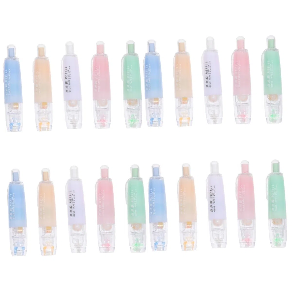 EXCEART 20piezas Bolígrafo De Pegamento Rápido y Secado Para Manualidades Para Proyectos De Alta Viscosidad y Diseño Creativo Suministros De Papelería Coloridos