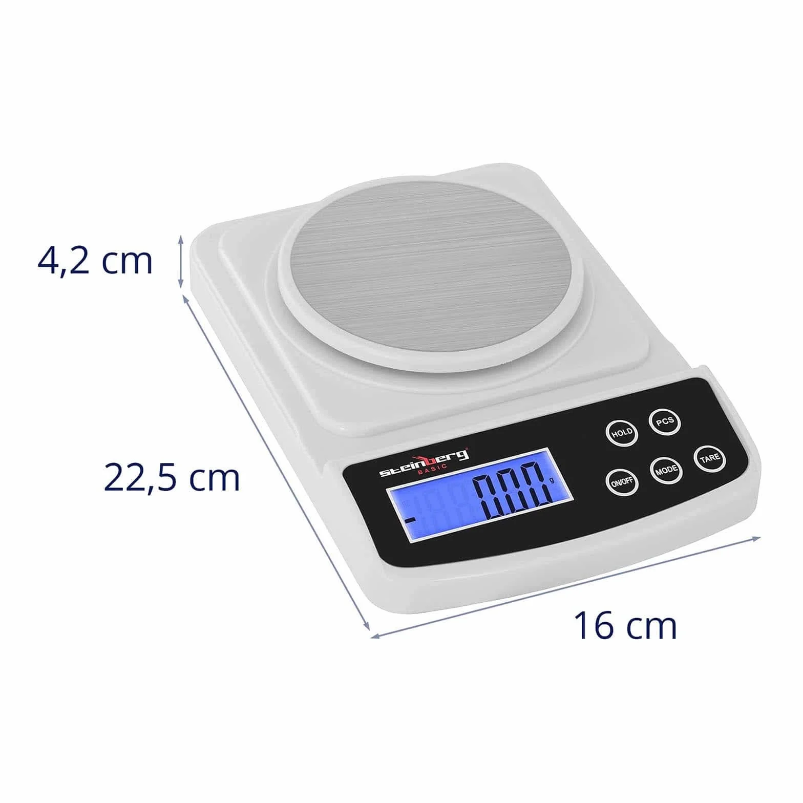 Steinberg BASIC - SBS-LW-500/10 - Balanza de precisión digital - 500 g / 0,01 g - Basic