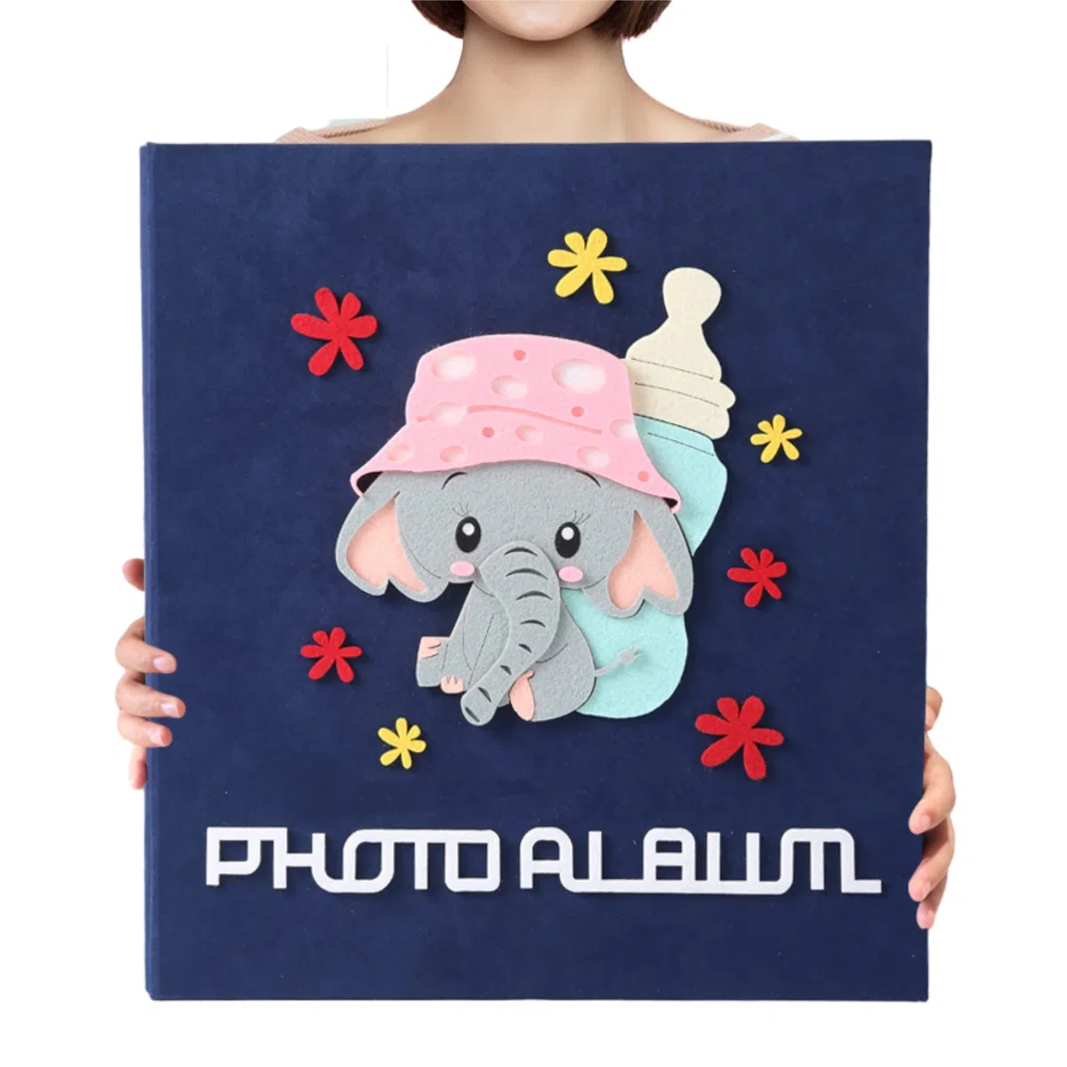 Álbum Infantil Tipo intersticial, álbum de Fotos de Gran Capacidad de 5 Pulgadas 1000, página Interior de PP película de Alta Permeabilidad.