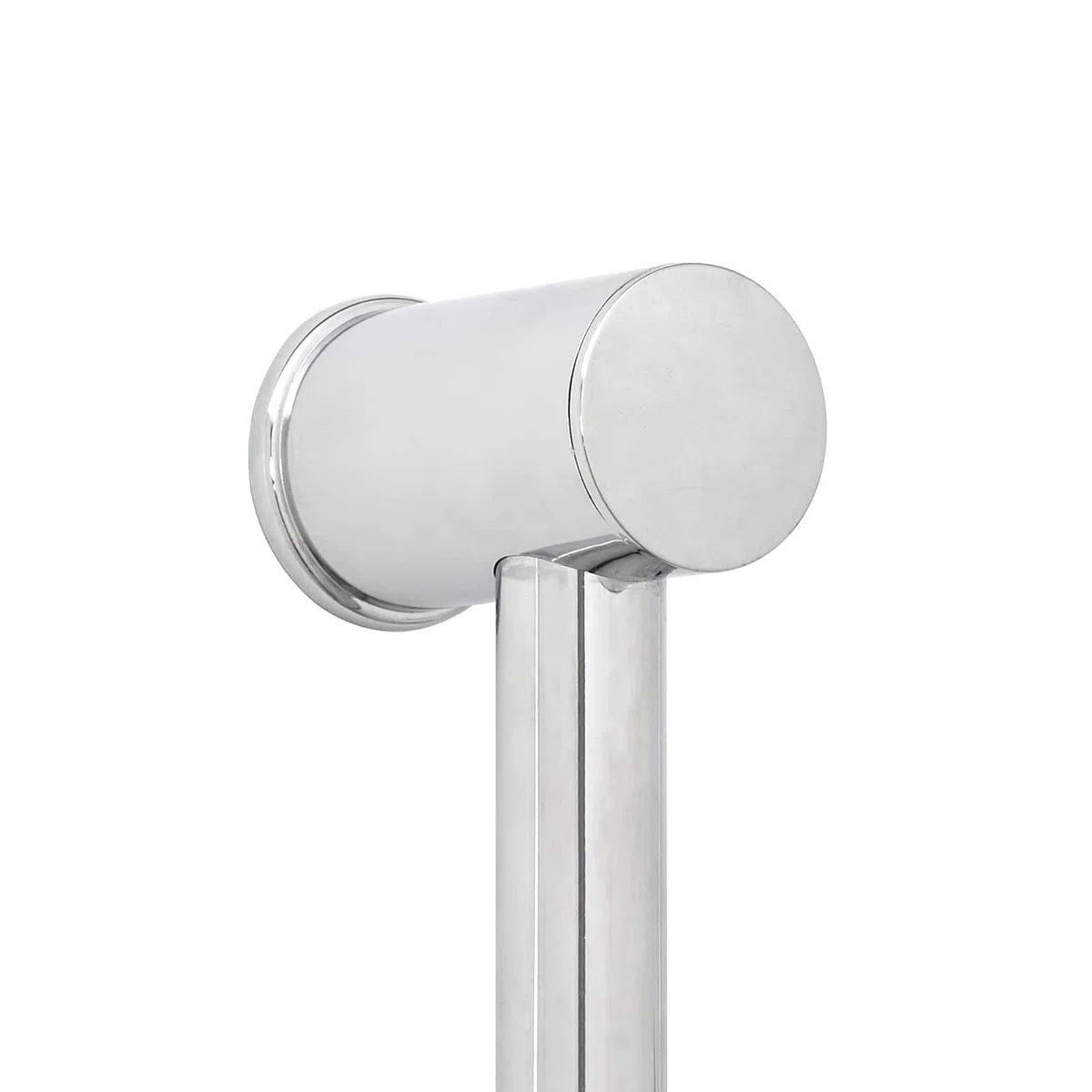Soporte para alcachofa de ducha de acero inoxidable cromado de 101 cm con rotación de 360 grados y altura ajustable, giratorio para montaje en pared, antideslizante, adecuado para brazo de