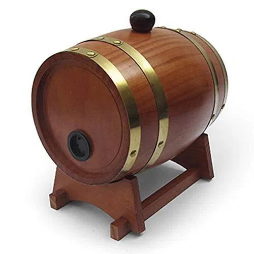 Barril de madera vintage de 3 litros, para cerveza, whisky, ron, puerto de cerveza, hotel, restaurante, barril , exhibición de exposición