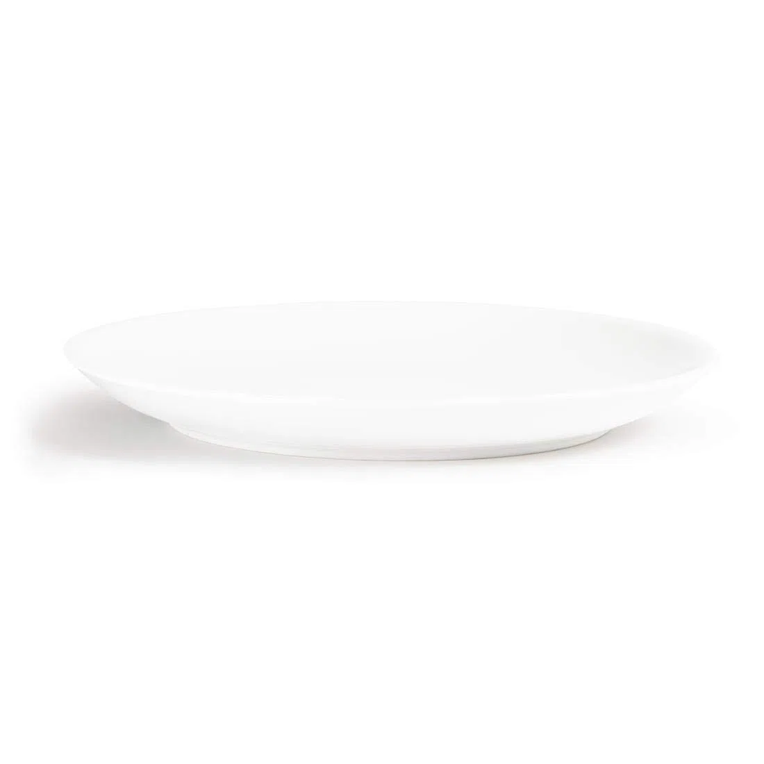 Olympia Whiteware - Juego de 6 platos de porcelana (280 mm)
