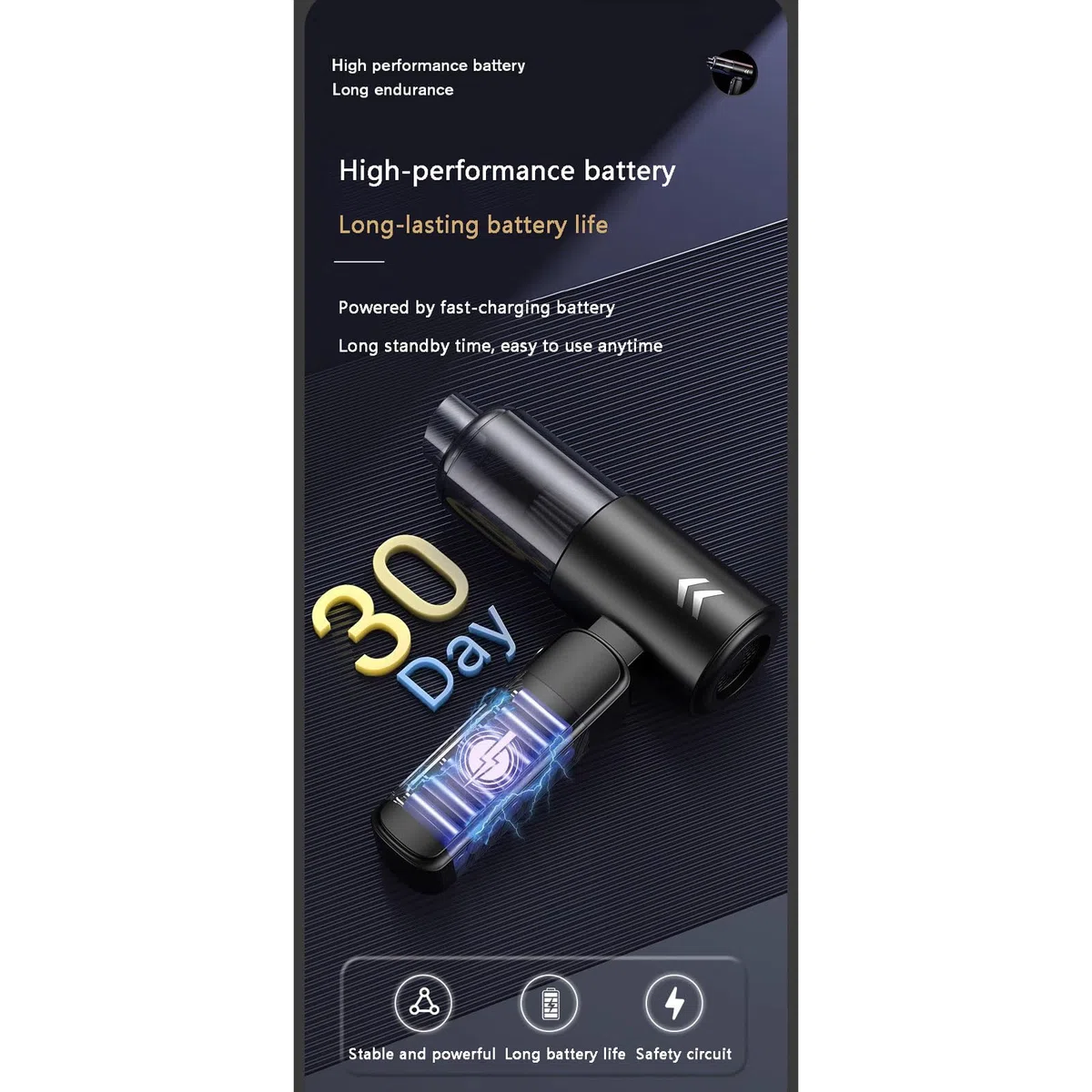 aspiradora para Coche, Aspiradora portátil 4 en 1 for Coche con tecnología de Carga rápida