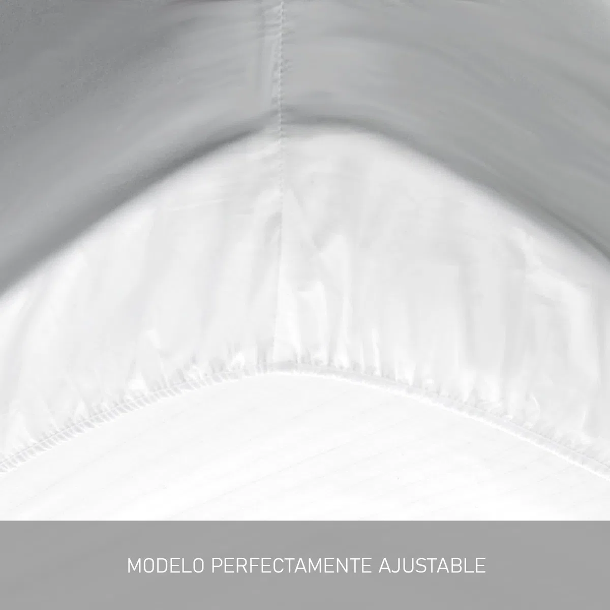 Sábana Bajera Ajustable para Hostelería - 100% Algodón Percal Calidad 200 Hilos - Cama 160x190/200 cm - Ropa de Cama especializada en Hostelería Color Blanco