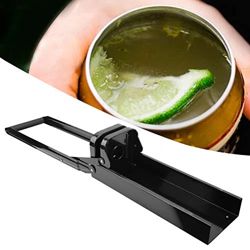 FTVOGUE Herramienta de trituración, Basura y Reciclaje Sistemas de clasificación de Basura de Empuje Manual para trituradora de latas de Alta Resistencia para Botella de Cerveza de Soda