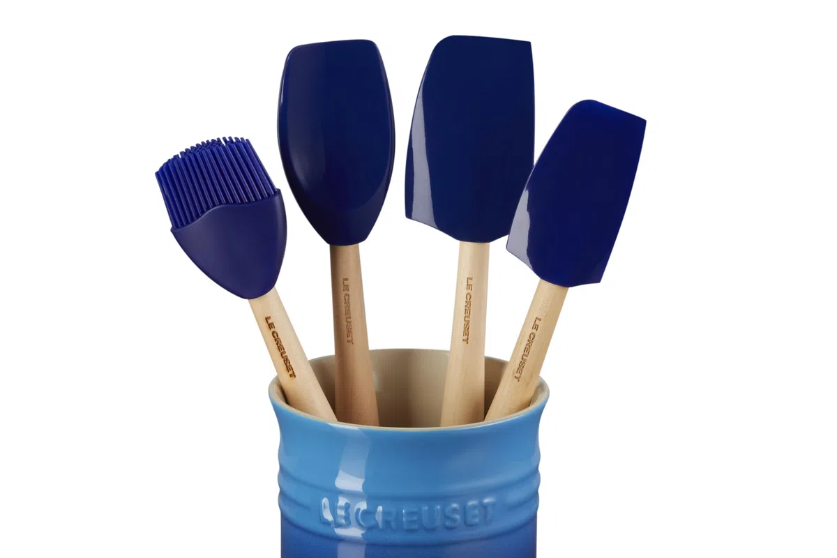 Le Creuset 790030022000000 - Tarro para utensilios de cocina, color azul