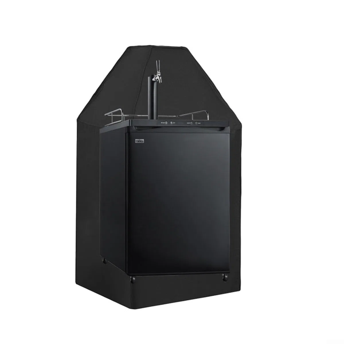 Funda para dispensador de cerveza al aire libre, impermeable, a prueba de polvo, tela Oxford 420D, protector para torre de cerveza de un solo y doble grifo, 24.5 pulgadas de ancho x 26.5