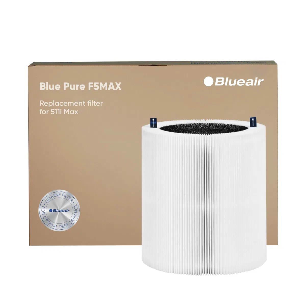BLUEAIR Blue Pure 511i Max Filtro de Repuesto Original, Blue Pure F5MAX, para el Purificador de Aire 511i Max