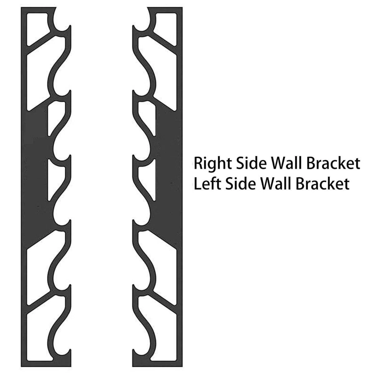 Estante de almacenamiento de rollo de tela para montaje en pared, estante de metal resistente para vinilo y tinte, organizador grande de material de carteles y pancartas