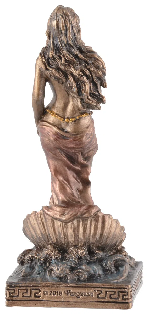 Figura en miniatura diosa griega Afrodita pintada con color bronce por Veronese