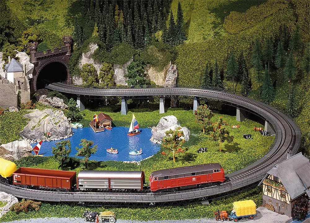 Faller - Puente de modelismo ferroviario H0 Escala 1:87 (F120473)