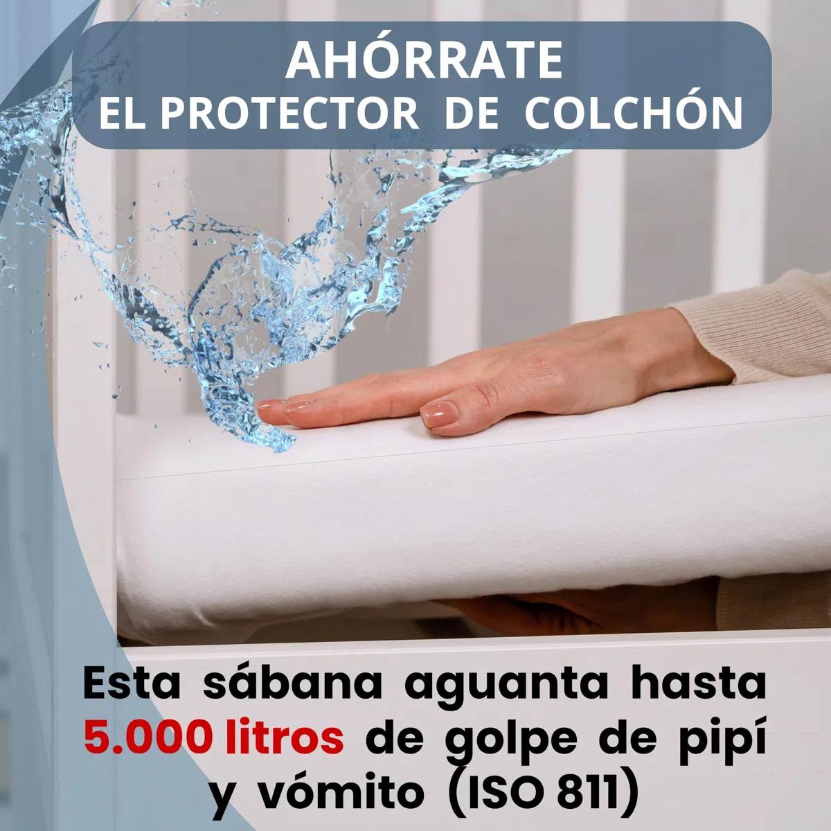 Bisoo Sábanas Mágicas 35x75 cm para capazo, Cochecito y Moises Bebe. Bajera de algodón Jersey y Protector Impermeable en Ahórrate Comprar el Protector aparte. Set de 2X Blanco, 75x35