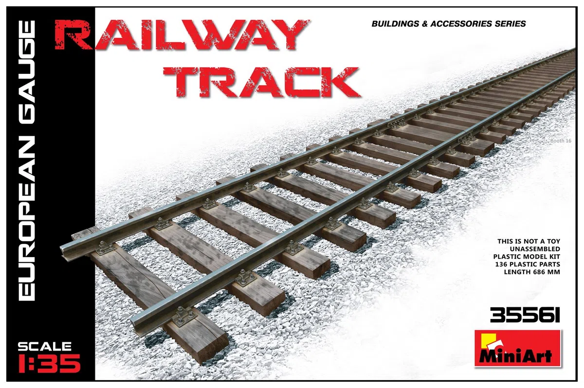 (MIN35561) - Miniart 1:35 - Railway Track European Gauge