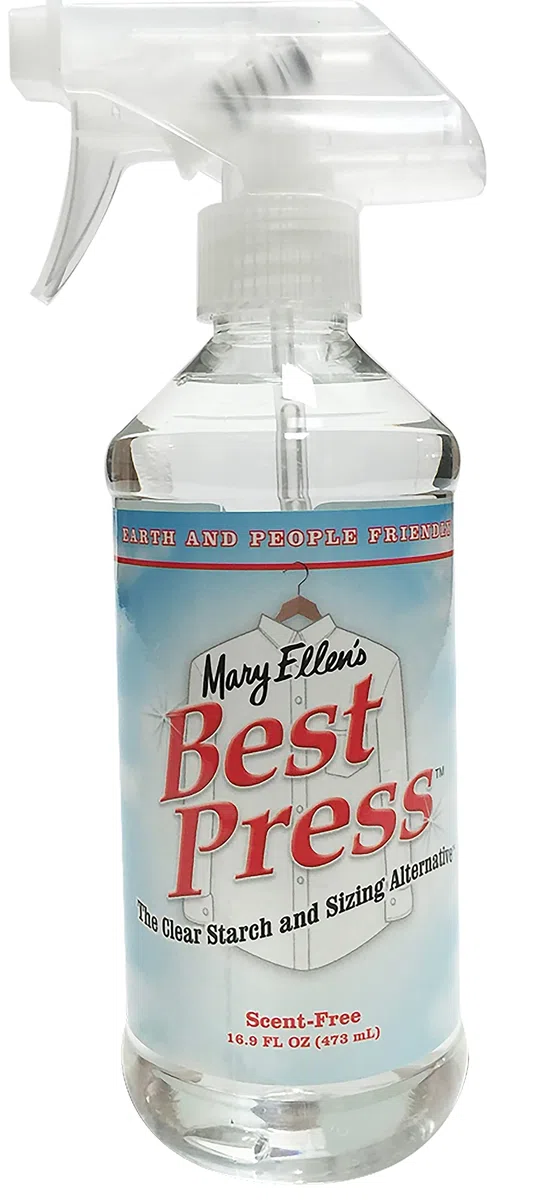 Mary Ellen Products Best Press - Almidón transparente alternativo (sin aroma), Incoloro (9,62 x 8,35 x 22,32 cm), 499 ml