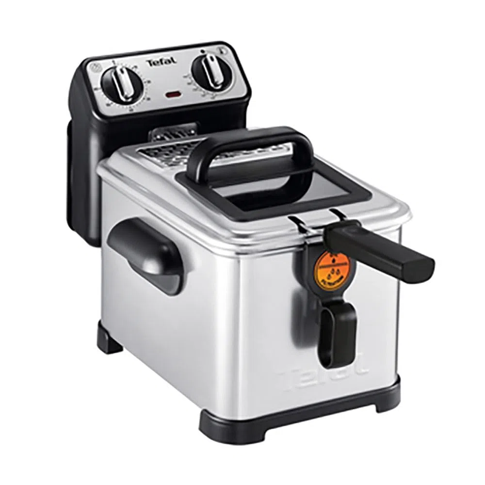 Freidora TEFAL FILTRA PRO INOX & DESIGN FR516110, 4L de aceite