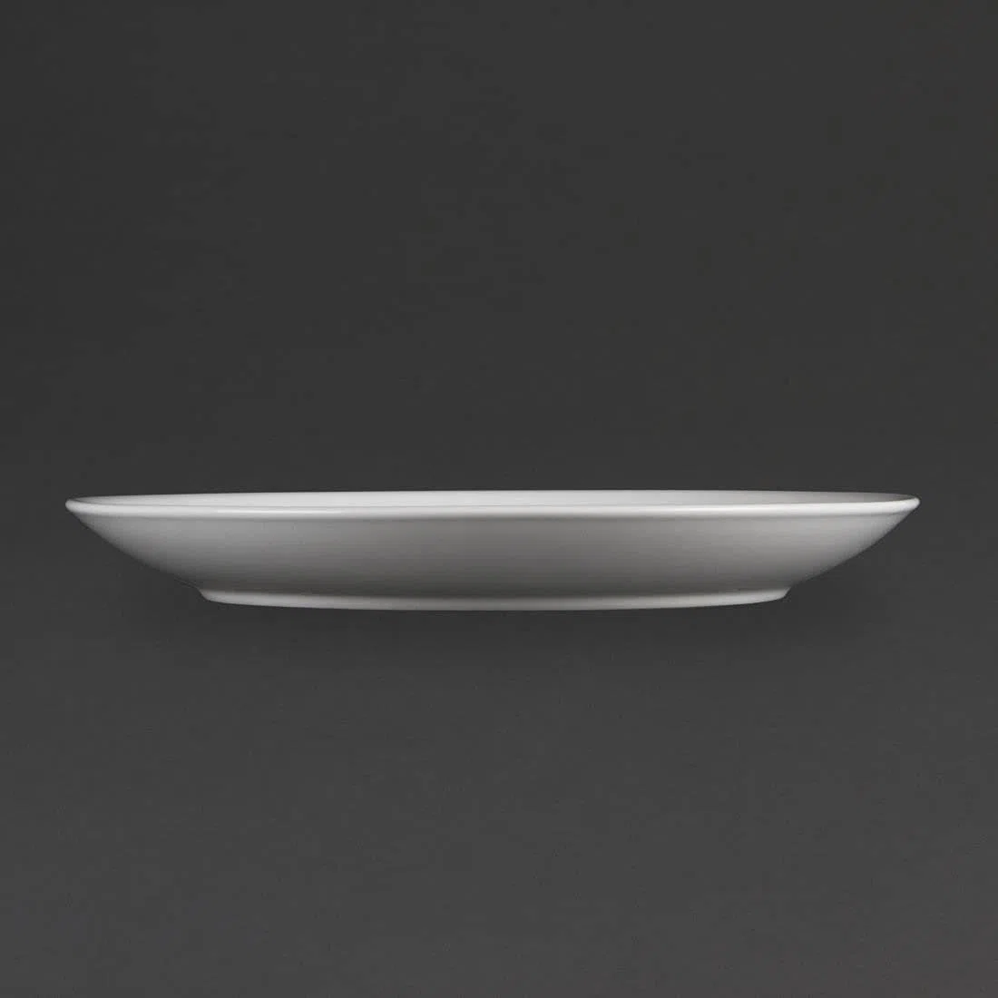Olympia Whiteware - Juego de 6 platos de porcelana (280 mm)