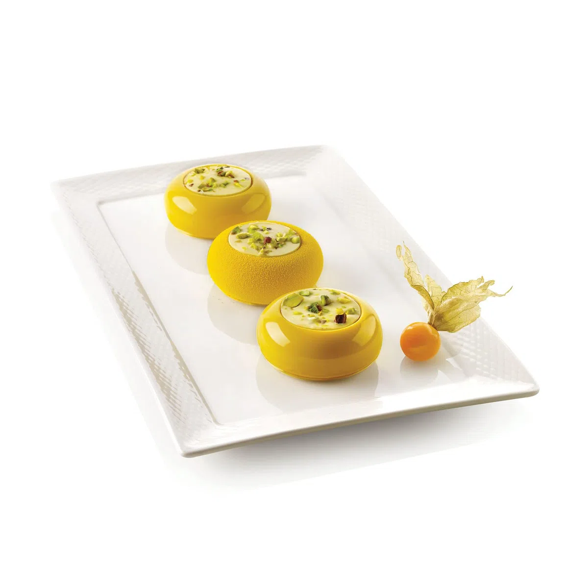 silikomart | SFT250 Molde de silicona para tartas GUGELHUPF, Antiadherente, Pack de 1 Molde para tartas con anillo de seguridad, Ø 220 h 110 mm, Volumen 2,2 l, Made in Italy