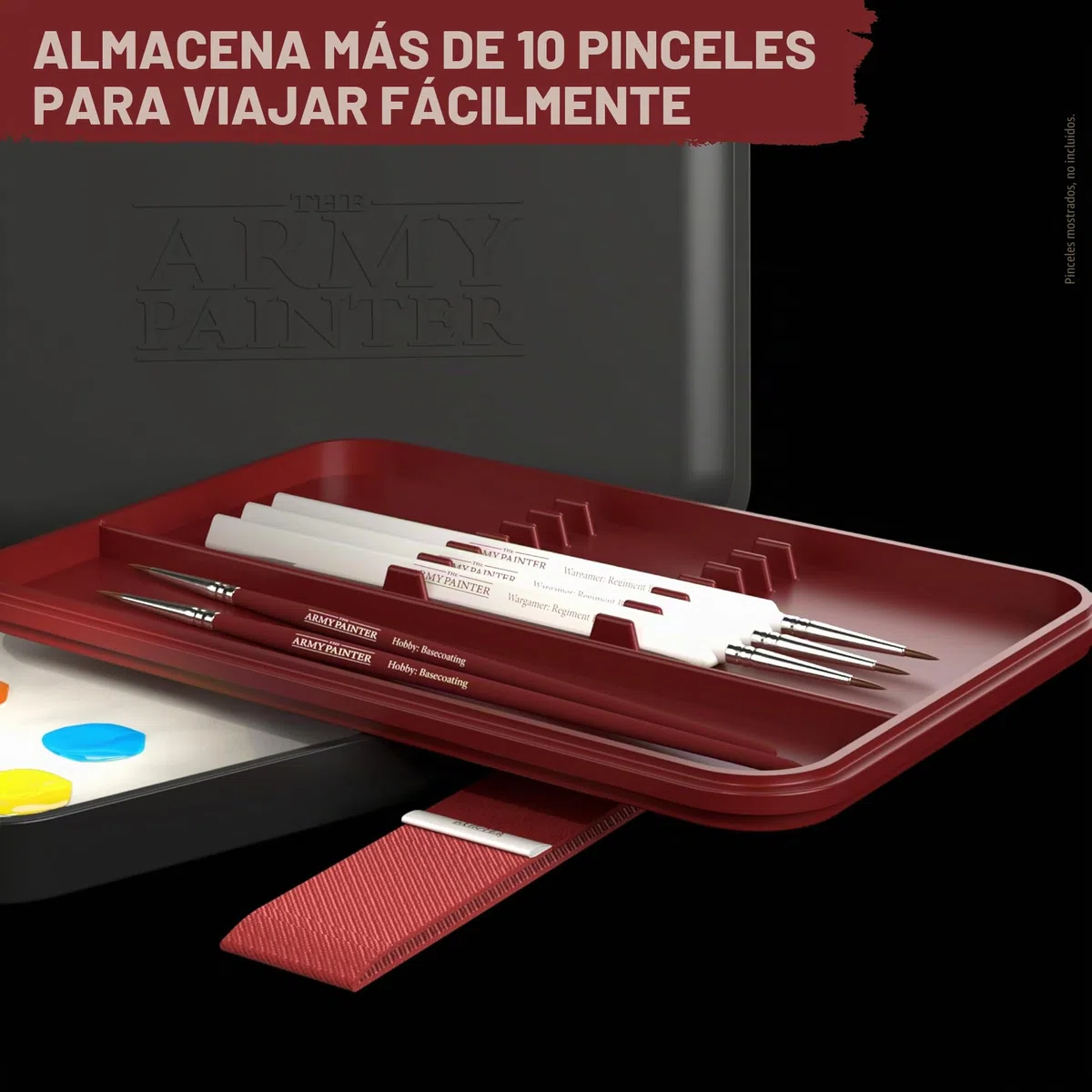 The Army Painter Wet Palette, 50 Hydro Sheets Y 2 Hydro Esponjas Una Pintura Acrilica Paleta Húmeda Estuche Premium Para Pinceles Para Pintar Figuras Miniatura De Dungeons And Dragons Y Warhammer 40k