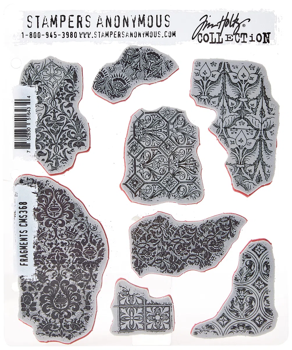 Cling RBBR - Juego de sellos Fragmentos