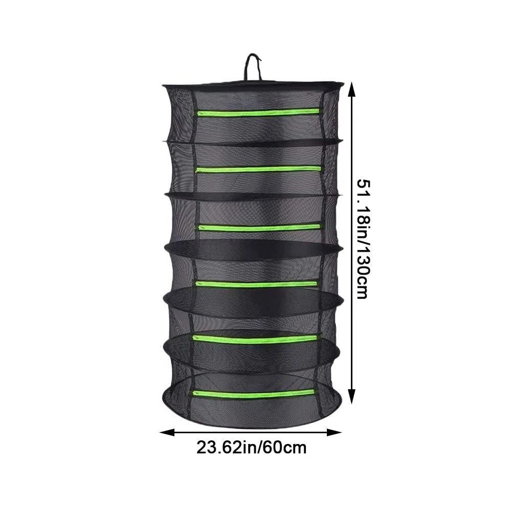 Capas Neta De Secado para Hierbas Canasta Colgante Plegable Rack Seco Herbe Secado Neta De Secado Mesh para Flores Budas Organizador De Plantas