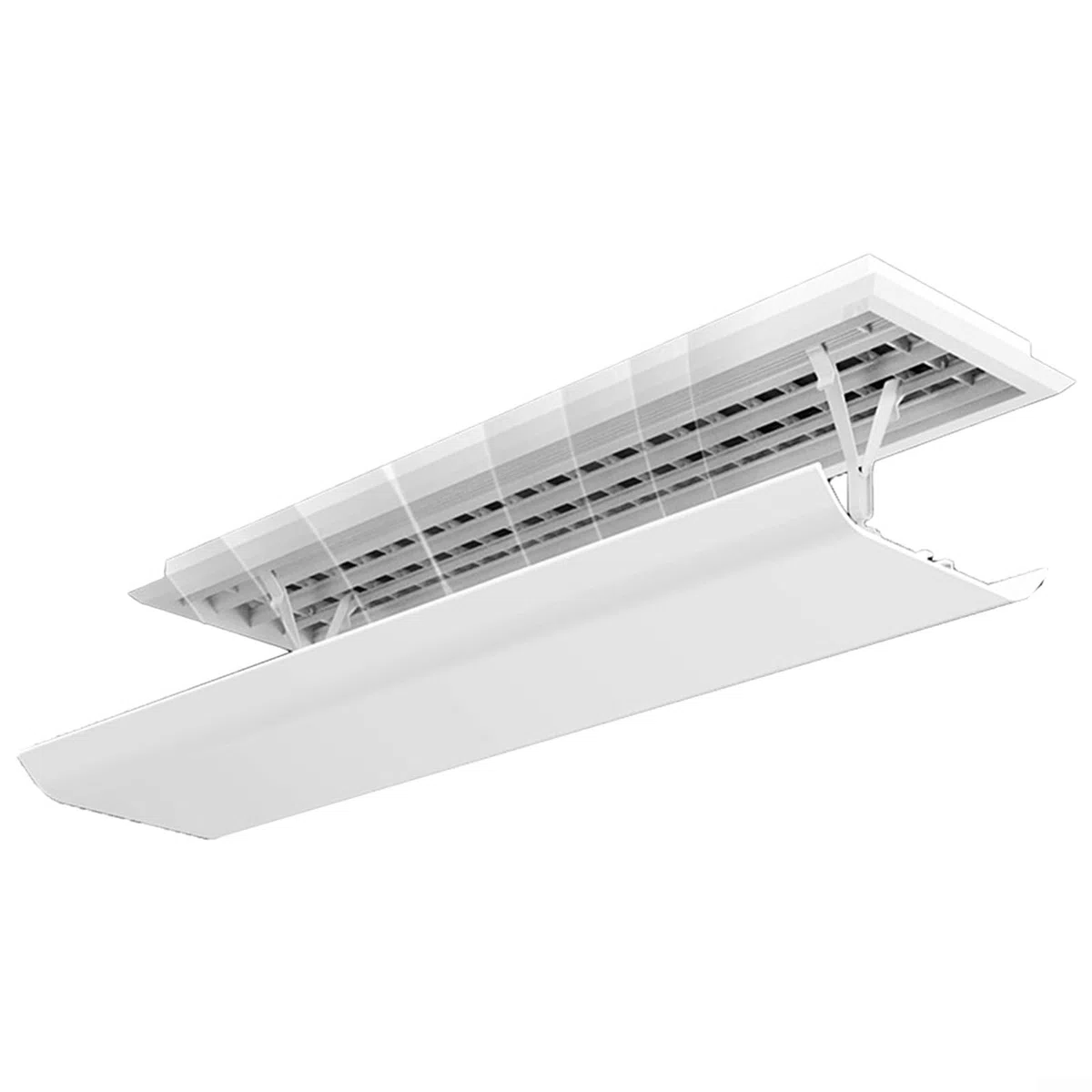 Deflector de aire acondicionado plegable, protector de viento central de aire acondicionado, máquina de conducto de aire acondicionado, deflector de salida de aire acondicionado, rejilla de soplado