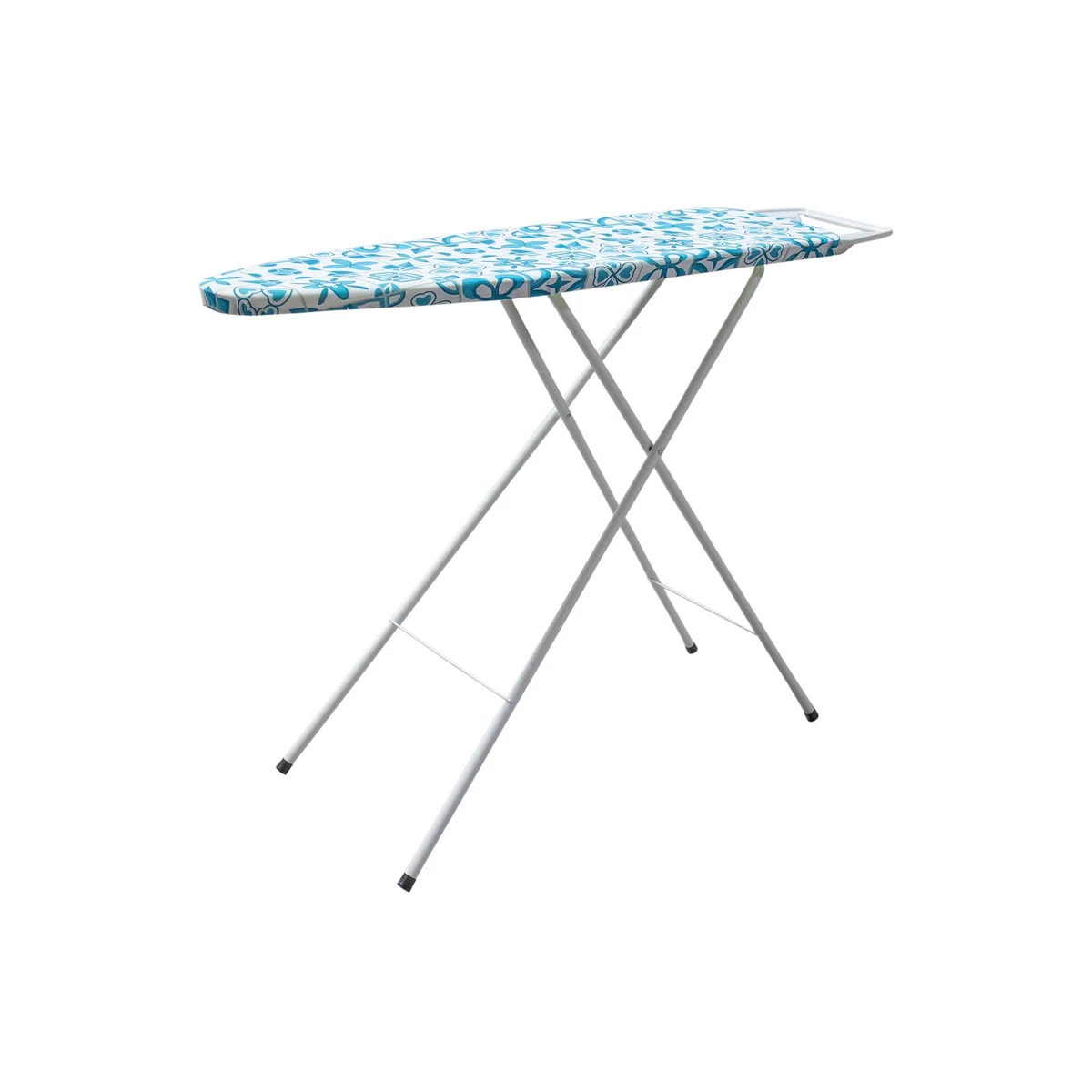 Cofan Tabla de Planchar Pequeña | Altura Regulable | Patas Antideslizantes | Funda 100% algodón | Medidas: 110 x 32 cm | Tabla Cerrada 147 x 41 cm