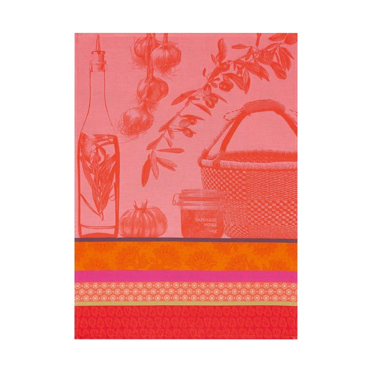 Le Jacquard Francais paño de Cocina Saveurs de Provence algodón sandías Rectangular (60 x 80 cm)