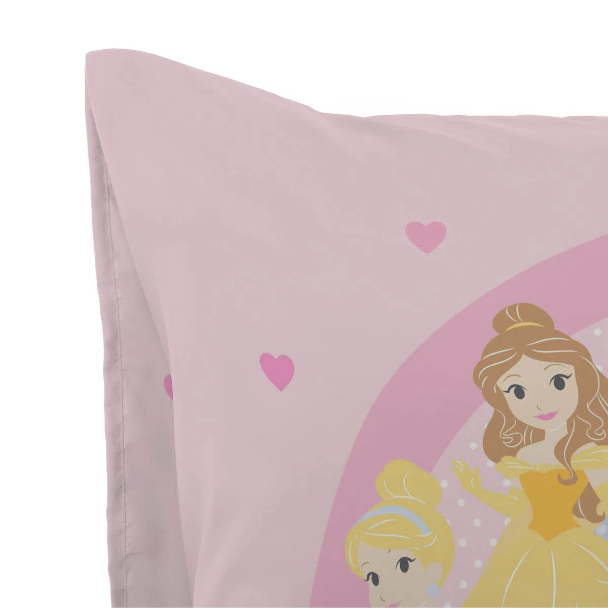 Jay Franco Disney Princesa Cut Paper - Juego de 2 fundas de almohada (100% algodón, 65 x 65 cm)