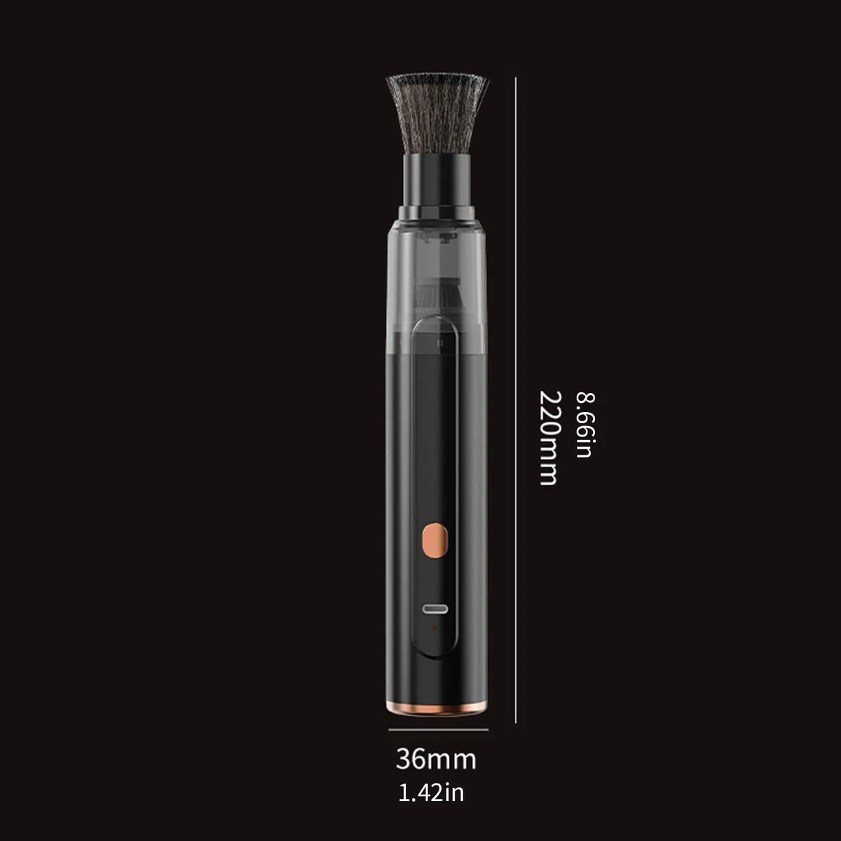 Aspiradoras portátiles de ABS para café en polvo, colector de mano inalámbrico para cocina y oficina, colector de alta potencia