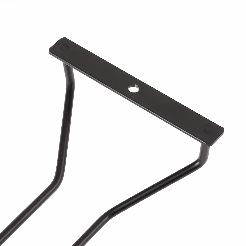 2 Soportes para Copas de Vino Debajo del Gabinete - Estante de Metal de 30,5 cm - Colgador de Almacenamiento para Copas