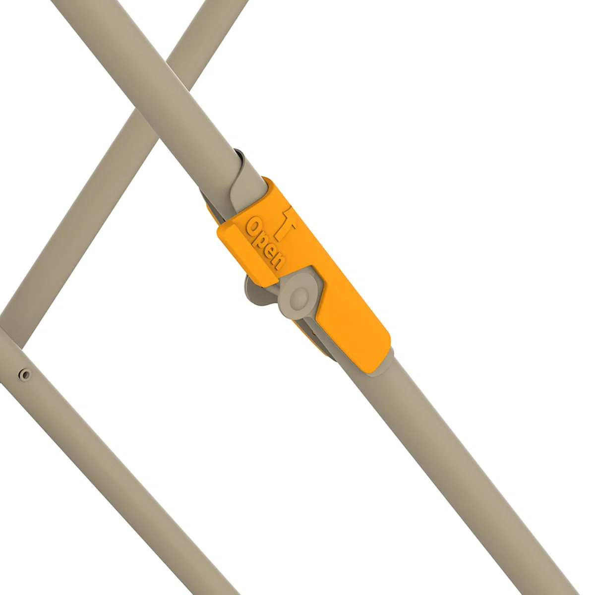 Rörets Tendedero de Pie con Alas Sussi Pearl Beige- Estructura de Acero Inoxidable, Bloqueo de Alas, Cierre de Seguridad, 18 m de Longitud de Secado - 52x176x96 cm