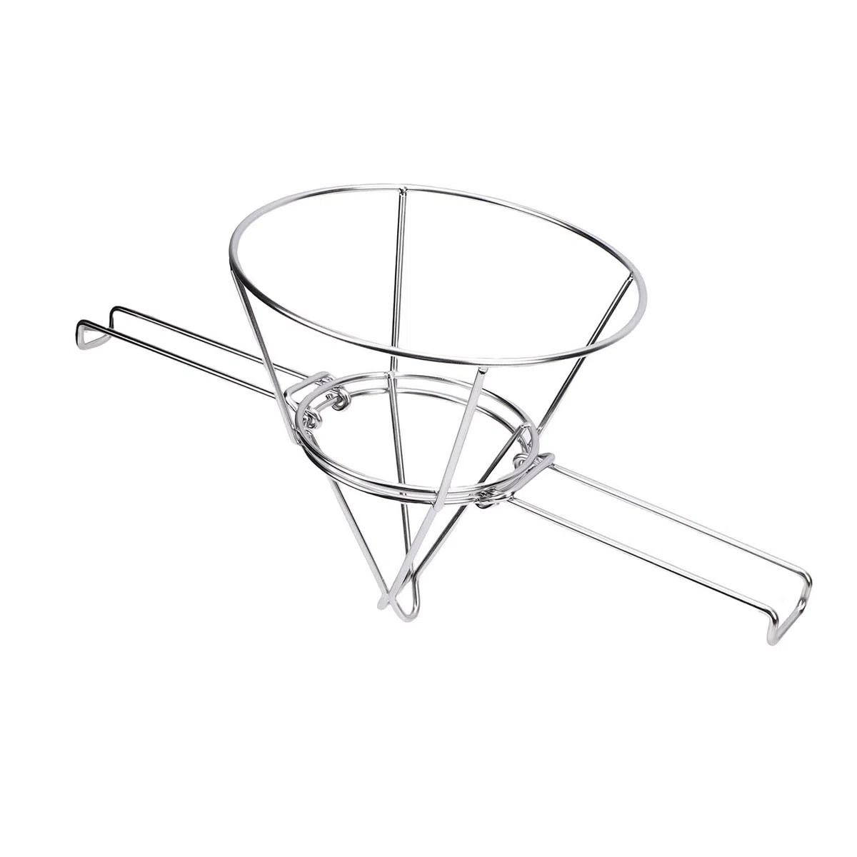 VBESTLIFE El Soporte del Filtro de Aceite de la Freidora de Acero Inoxidable Asegura Eficientemente El Papel de Filtro para la Cocina Rejilla del de Aceite de la Freidora de Acero Inoxidable 304 para
