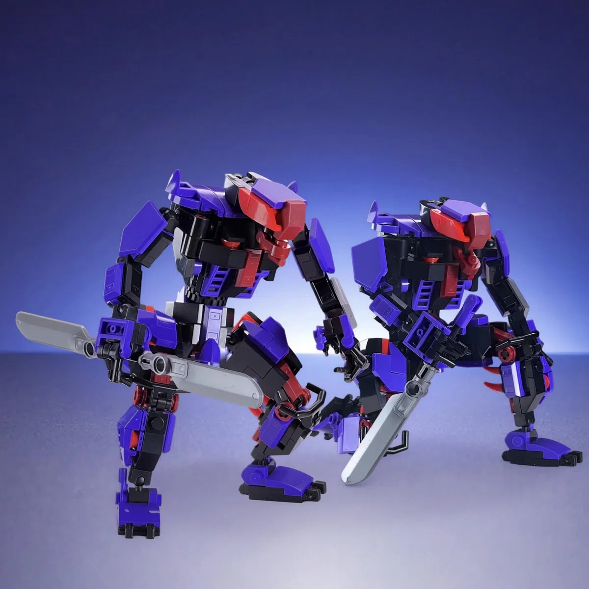 MyBuild Sci-Fi Void Talon 5026 - Unidad de villano Mech con cuchillas dobles | Modelo de robot articulado | A partir de 14 años