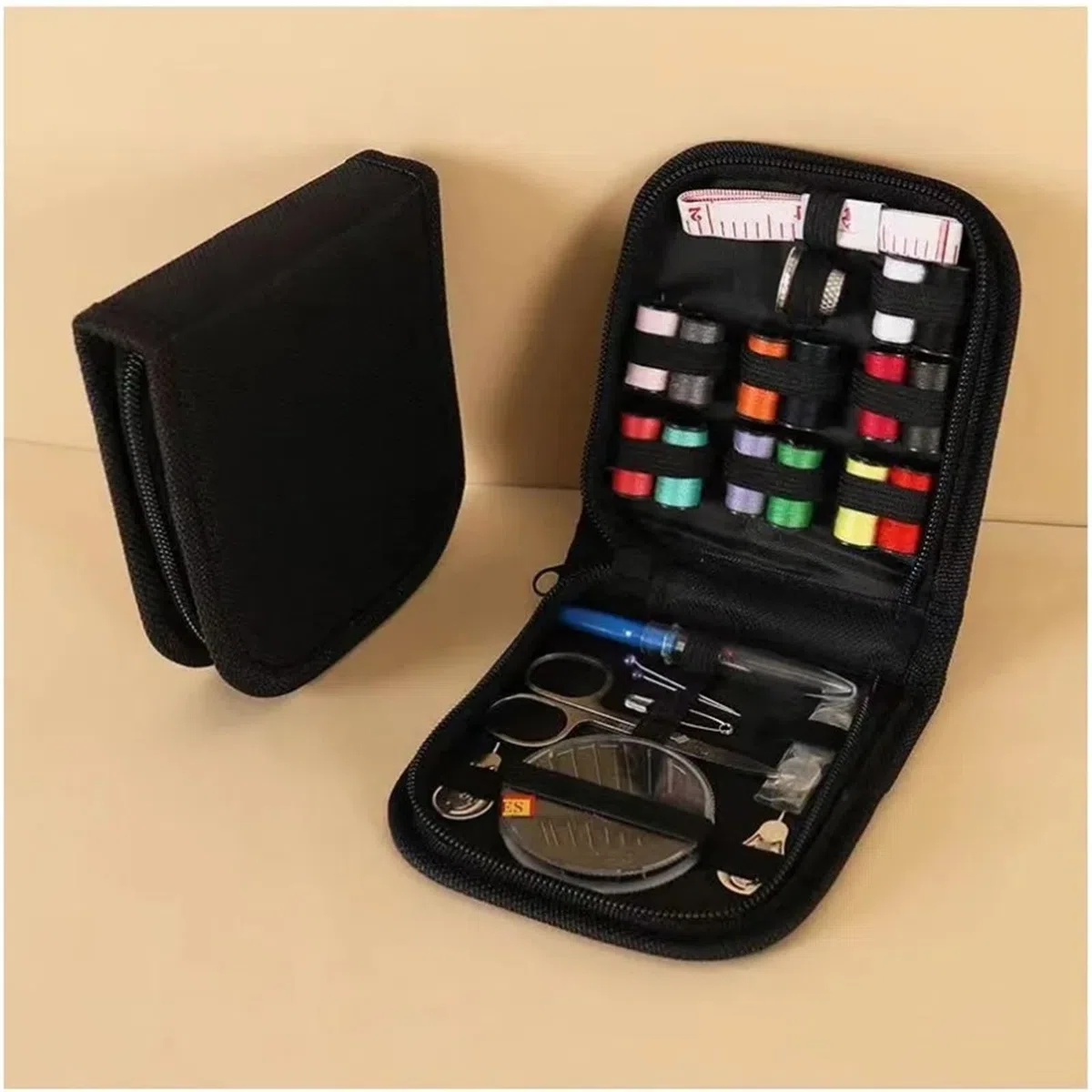 Caja de costura Kit compañero portátil, caja multifuncional, juego completo herramientas for el hogar