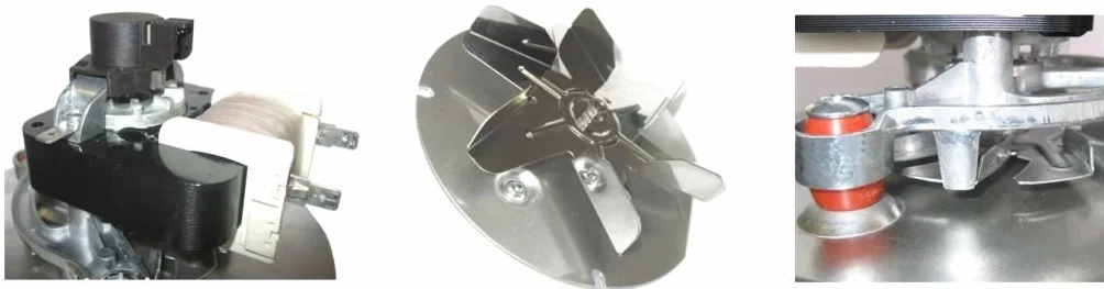 Extractor de humos, estufa, pellet, ventilador universal, 48 W Trial con cable codificador