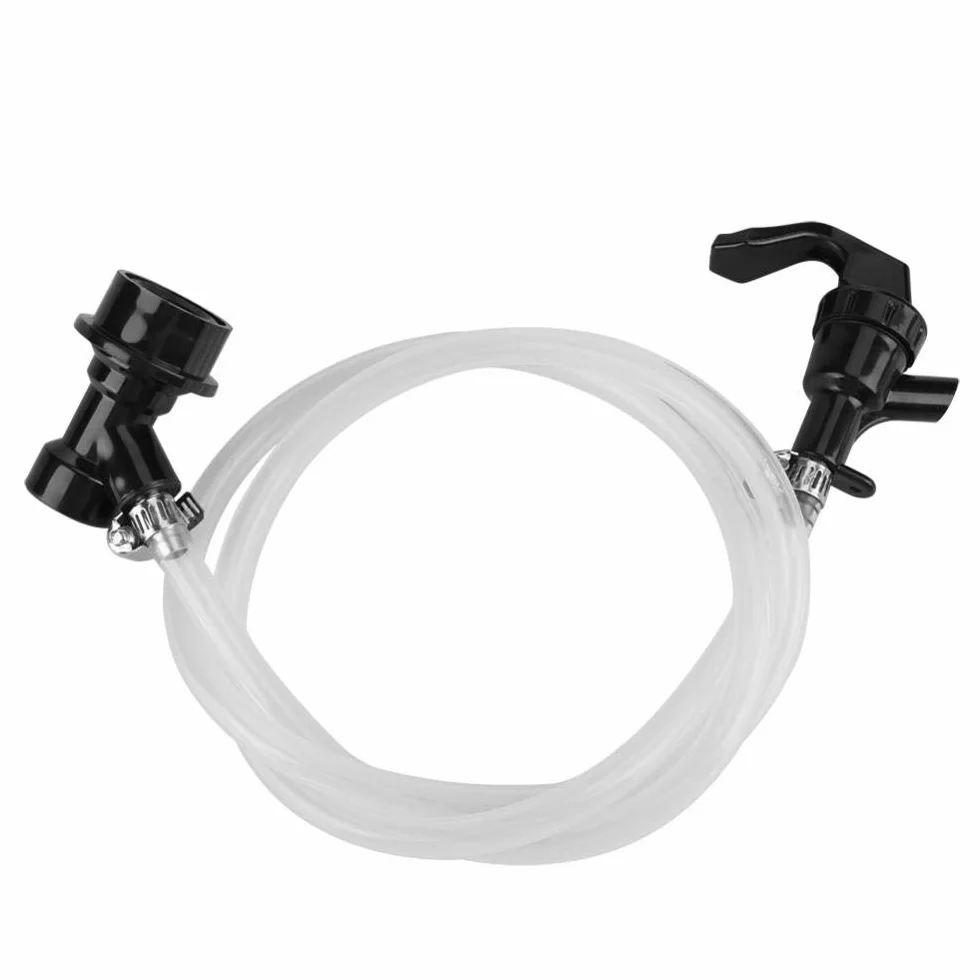 Beer Tap, Beer Line con Party Picnic Tap y Ball Lock Disconnect para Beer Keg(100 cm/48 inch)