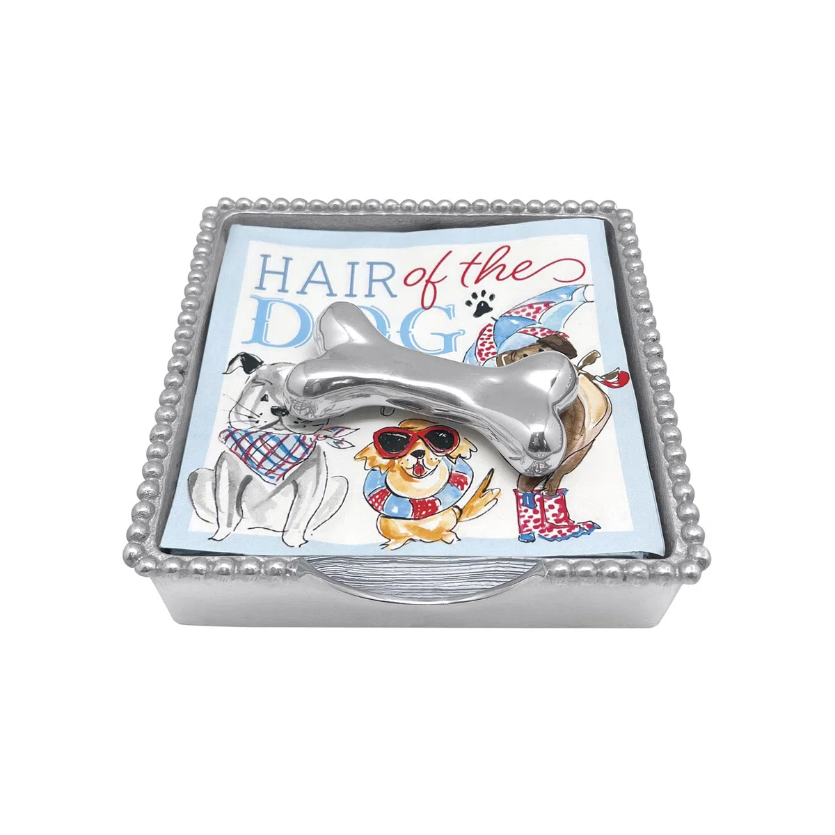 Mariposa Twist servilleta Caja de Barcos, Null, 5.25" L x 5.25" W x 1.5" H