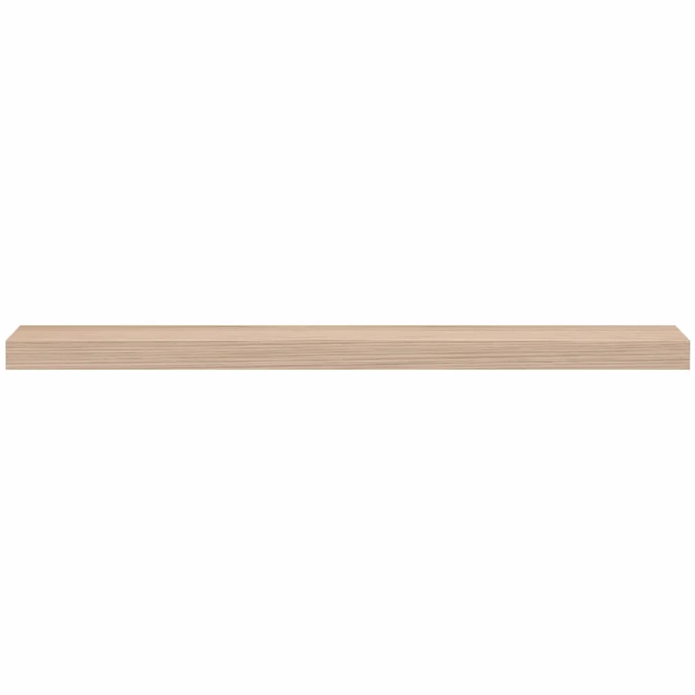 Estantería flotante de 90 x 23,5 x 4 cm, de madera con aspecto de roble, para salón, cocina, dormitorio, moderna estantería flotante con soporte invisible, soporta hasta 10 kg