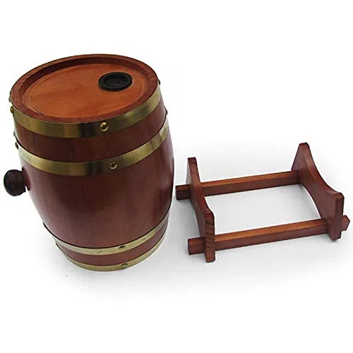 Barril de madera vintage de 3 litros, para cerveza, whisky, ron, puerto de cerveza, hotel, restaurante, barril , exhibición de exposición
