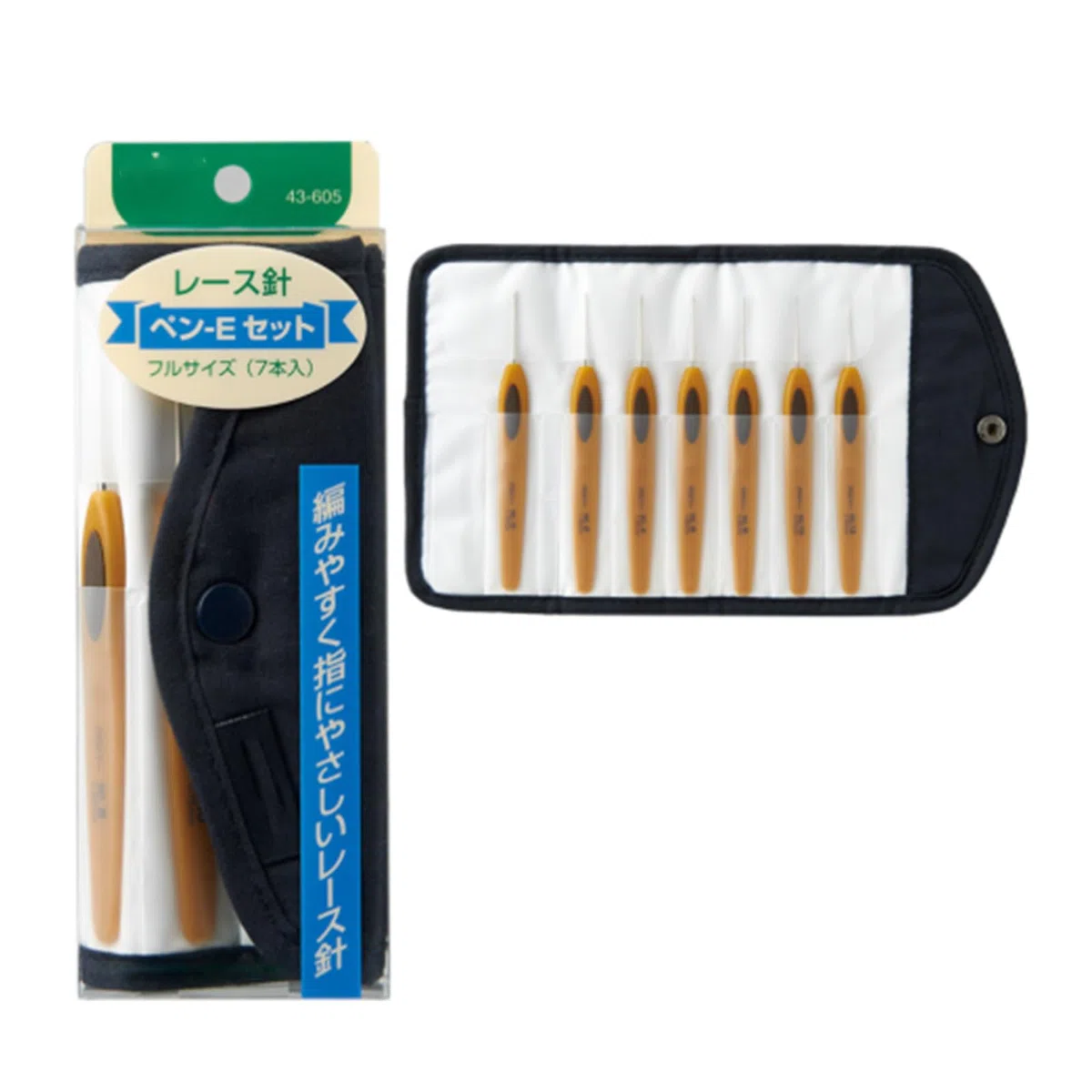 Juego de agujas de ganchillo para manualidades de encaje, incluye mango ergonómico de varios tamaños, estuche de almacenamiento portátil, ideal para proyectos, gancho de aluminio