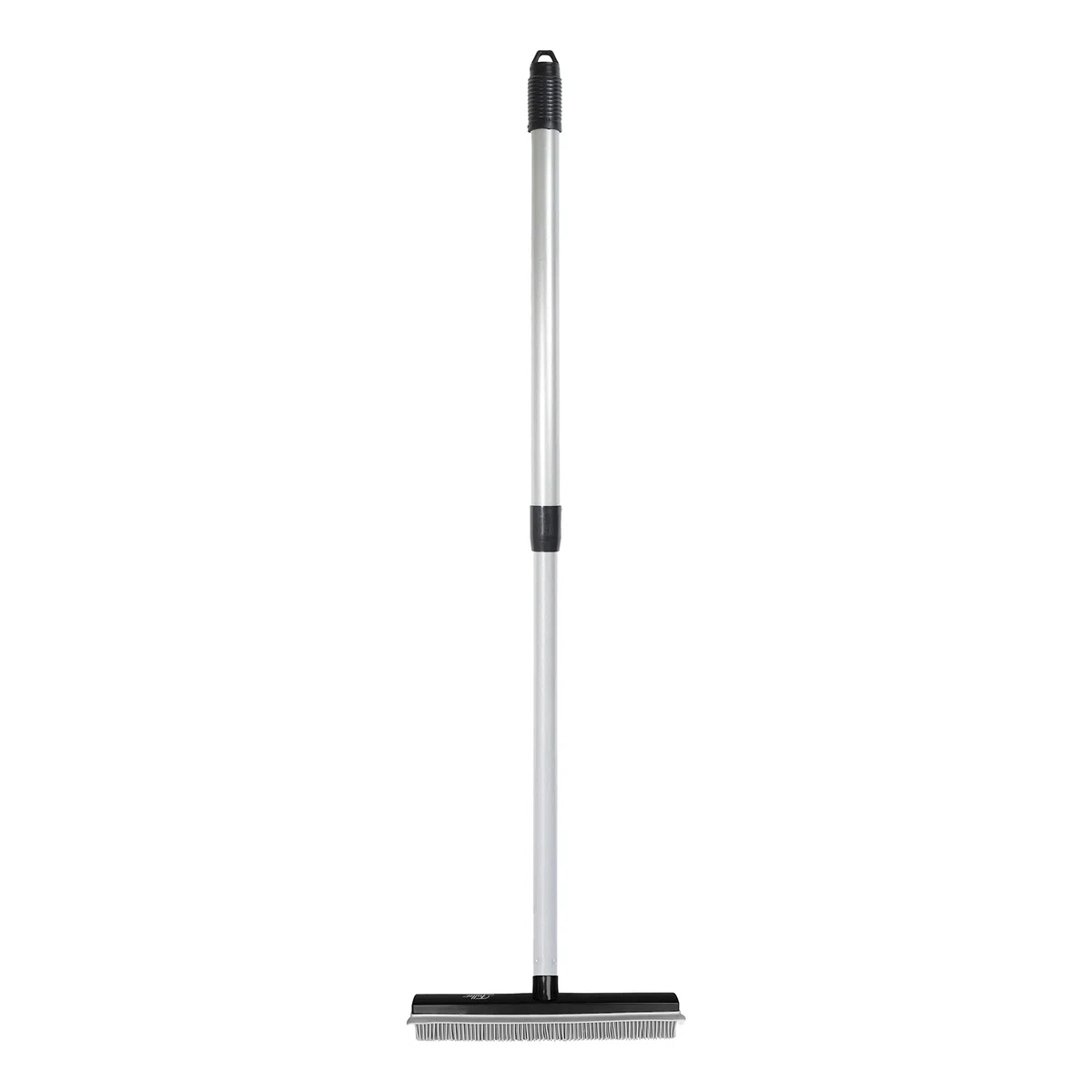 Fuller Brush Escoba de goma con mango ajustable, para alfombras, suelos, escaleras, tapicería, acción electrostática, elimina las partículas de pelusa de pelo de mascotas, pelusa y suciedad, escobilla