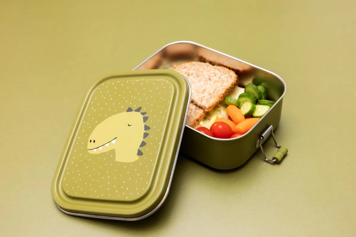 Trixie RVS Broodtrommel 800 ml Mr. Dino