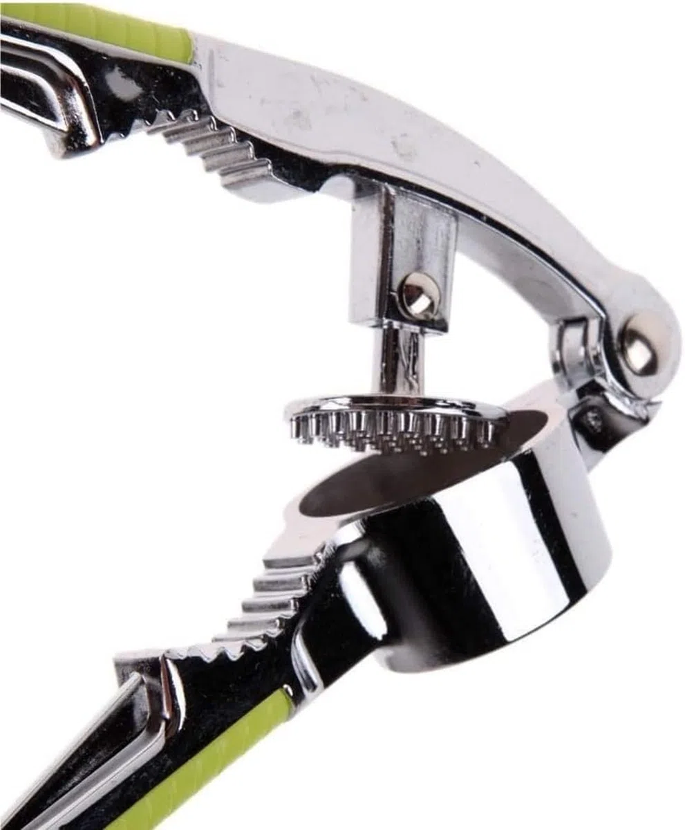Prensa de Ajos de Acero Inoxidable, Picador de Ajo y Jengibre Fácil de Usar con Mango Ergonómico, Herramienta de Cocina Sin Desorden para Picar Ajo Limpio, a, 15,5 * 3cm