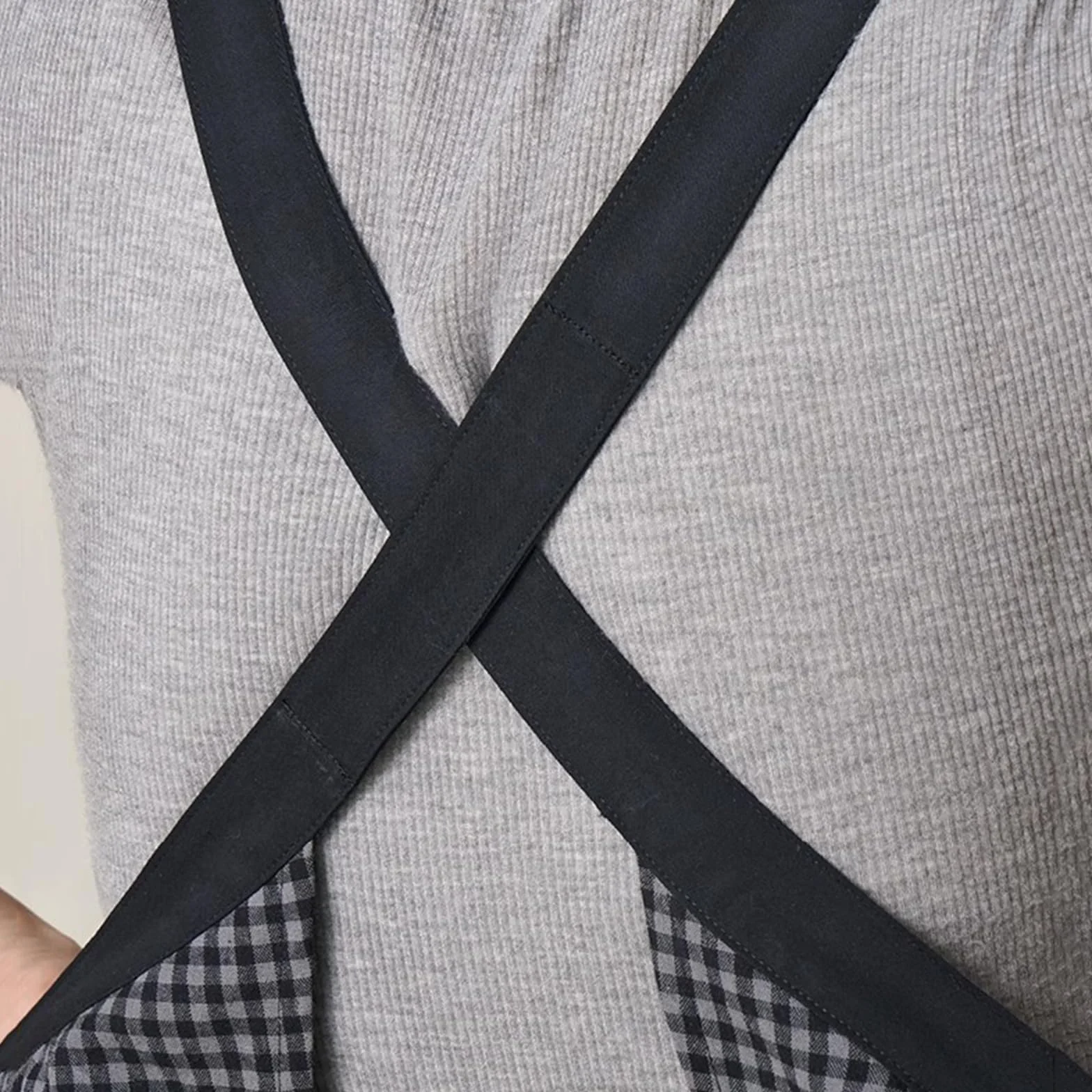 Delantal Mujere De Algodón con 2 Bolsillos, Japón Estilo, Delantales Cocina para Mujeres Cocinar Y JardineriaGrey,One Size