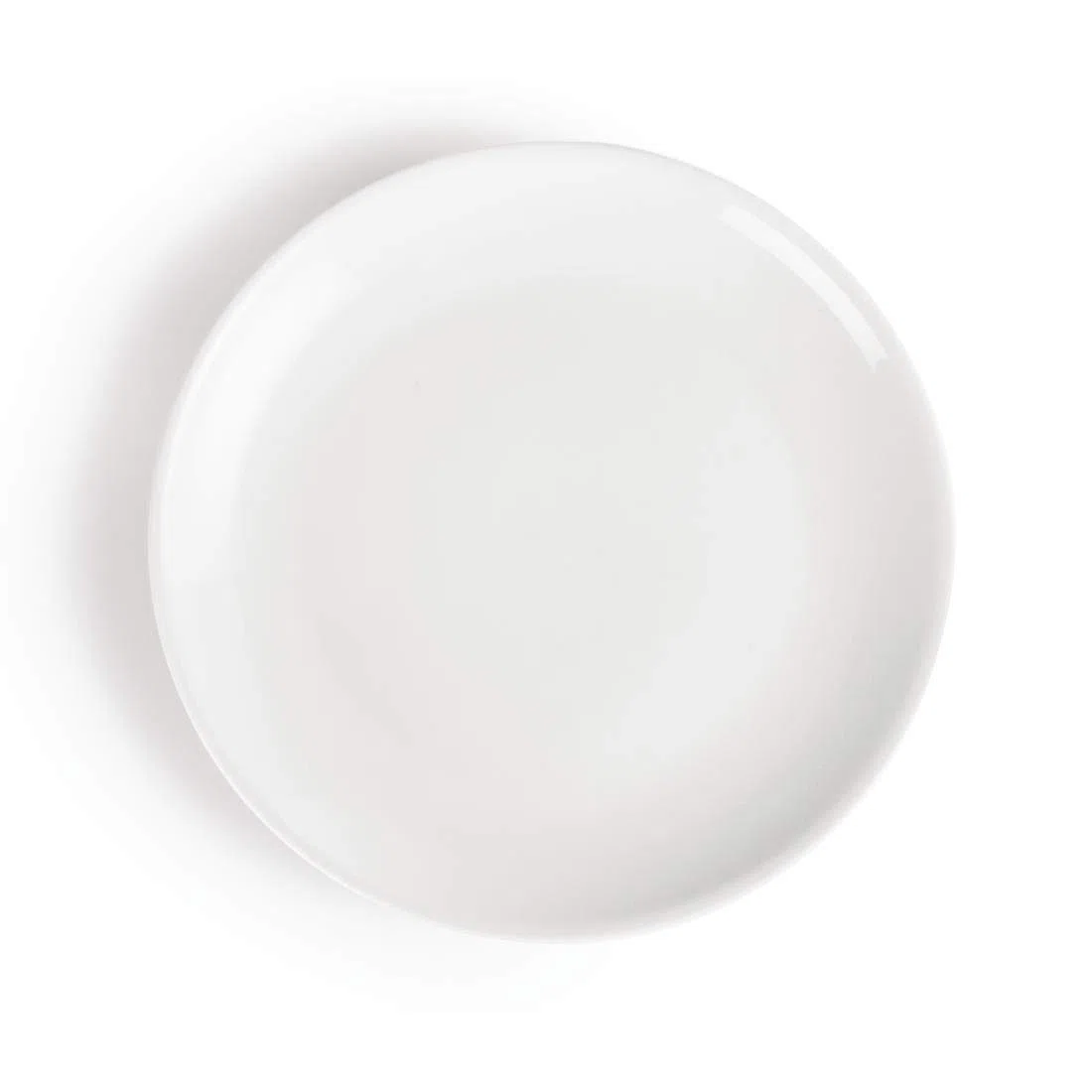 Olympia Whiteware - Juego de 6 platos de porcelana (280 mm)