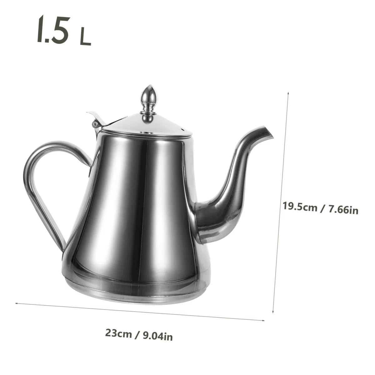 Tetera De Acero Inoxidable Infusor Interior Tetera Hogar y Cocina Para Preparar Infusiones De Té
