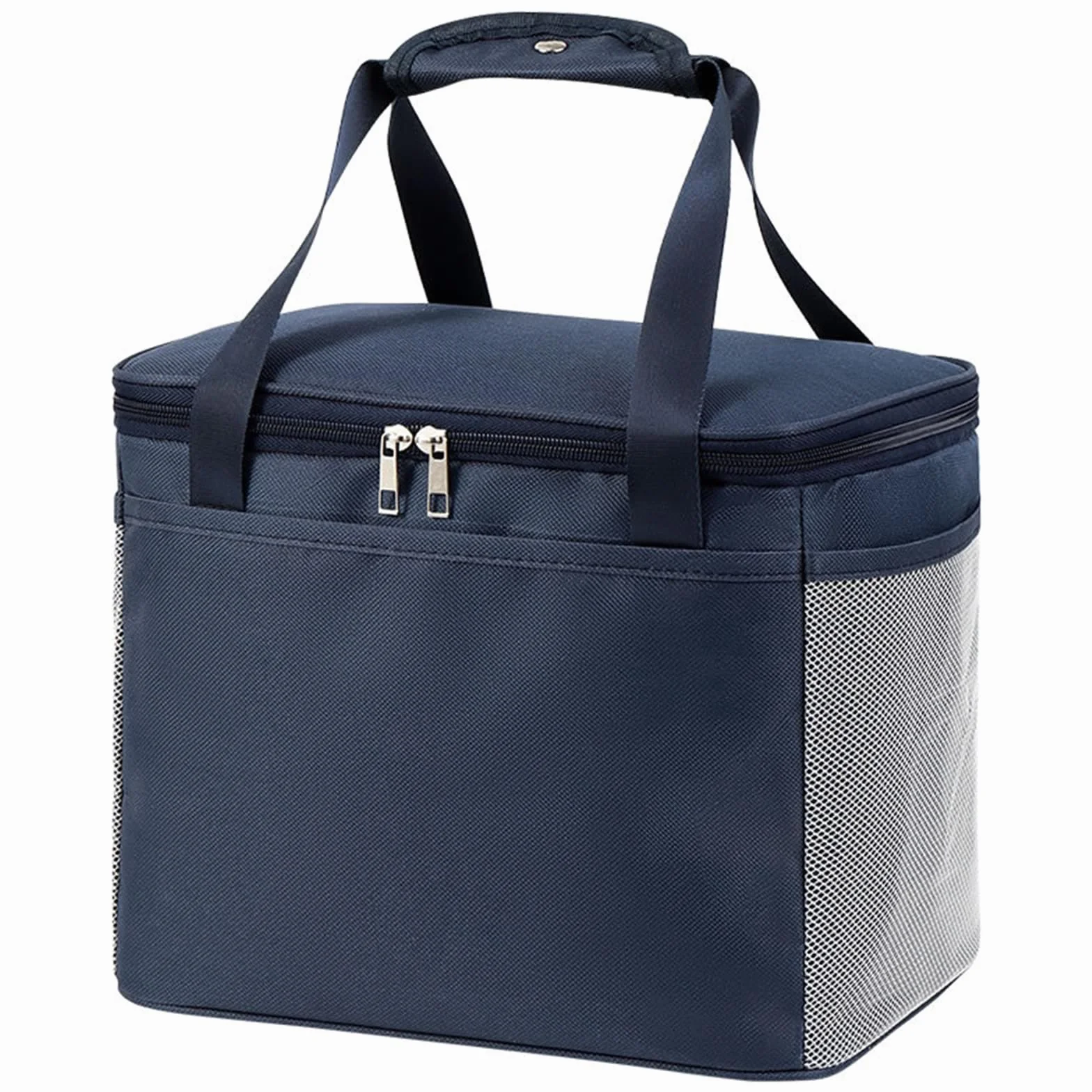 Bolsa de almuerzo portátil, caja térmica for alimentos, refrigerador oficina impermeable, aislada, 2 uds